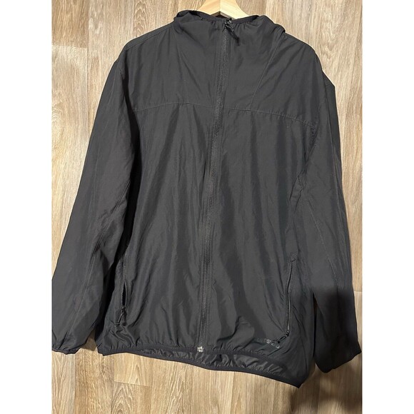 lands end windbreaker Black Men’s Size  L - Picture 1 of 5